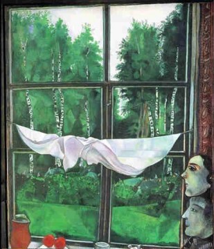Marc Chagall Painting - SummerHouse Ventana contemporánea Marc Chagall